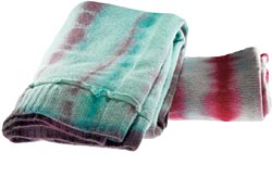 angora tie-dyed throws from Rachel Ashwell Shabby Chic